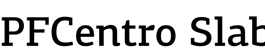 PFCentro Slab Pro Medium Font Download Free